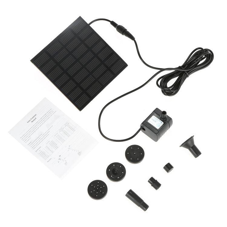 Garden Rockery Decoration Solar Fountain DC Water Pump Suspension Sprinkler, Solar Fountain