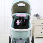 Baby Stroller Cartoon Animal Pendant Cradle Ornament Hanging Rattle