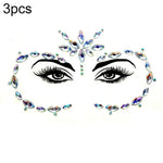 3 PCS  Forehead Green Masquerade Makeup Acrylic Face Sticker, YT-01, YT-01-1, YT-01-2, YT-01-3, YT-01-4, YT-01-5, YT-01-6, YT-02, YT-03, YT-04, YT-05, YT-07, YT-08, YT-10, YT-11, YT-12, YT-13, YT-14, YT-15, YT-16, YT-17, YT-18, YT-19, YT-20, YT-21, YT-...