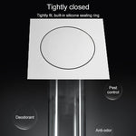 Foot-operated Bouncing Floor Drain From Gravity Deodorant Bouncing Floor Drain