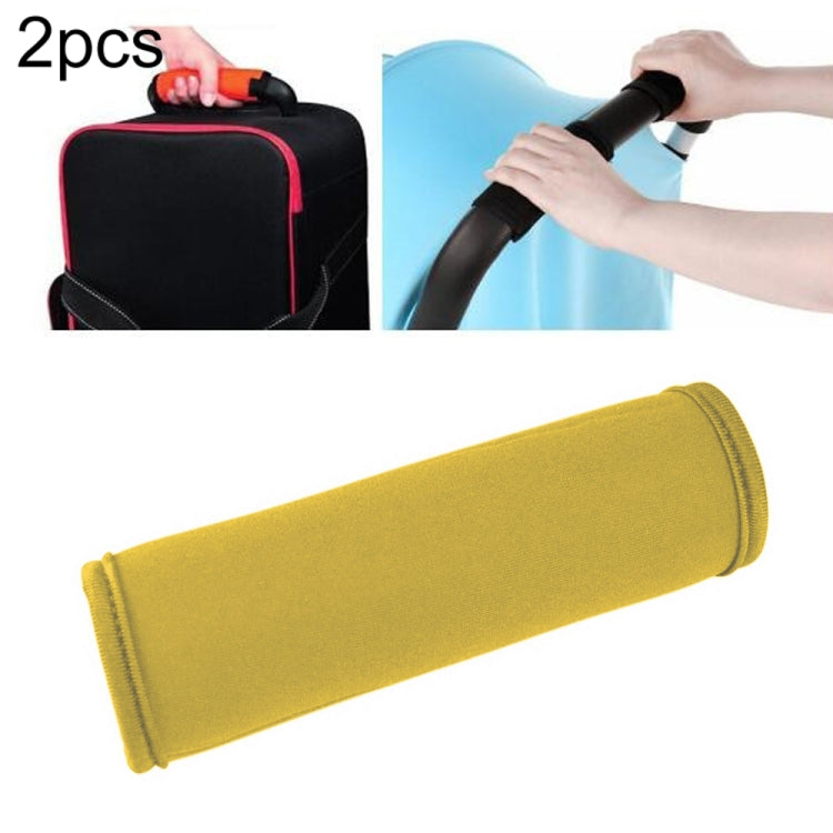 2 PCS Comfortable Neoprene Luggage Handle Wrap Grip Baby Universal Stroller Grip Protective Cover for Travel Bag Luggage Suitcase, Universal Blue, Universal Yellow, Universal Black, Universal Orange, Universal Red, Universal Green
