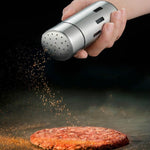 Stainless Steel Sauce Jars Chili Jars Barbecue Condiments Box Seasoning Jar Set, Small Hole, Large Hole, Mesh  Hole