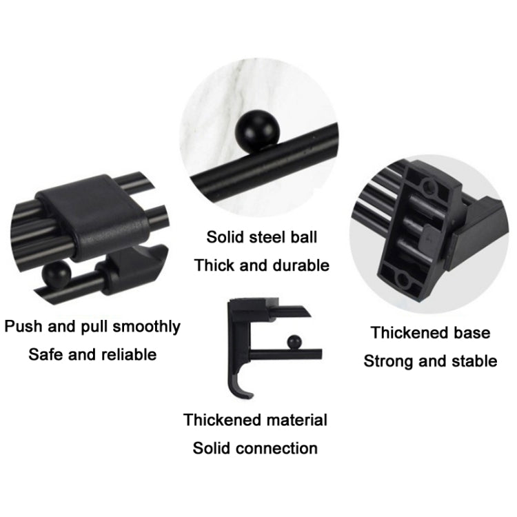Wardrobe Hardware Push-Pull Hanging Rod Clothes Rail, Y02 Extendable 12 inches, Y02 Extendable 14 inches, Y02 Extendable 16 inches, Y01 Iron Head 10 inches, Y01 Iron Head 12 inches, Y01 Iron Head 14 inches, Y01 Iron Head 16 inches