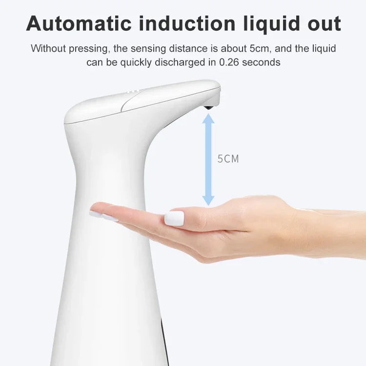 Household Bathroom Kitchen Induction Soap Dispenser, 2 PCS Soap Dispenser