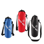 Oxford Cloth Cylindrical Ice Pack Portable Folding Drink Ice Pack Lunch Bag, Drawstring / Red, Drawstring / Blue