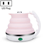 Portable Folding Silicone Intelligent Constant Temperature Travel Camping Electric Kettle, US Plug, EU Plug