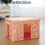 Folding Storage Box Non Woven Fabric With Zipper Moisture-proof Clothes Storage Box, 44L 50x40x22cm, 55L 50x40x28cm, 66L 50x40x33cm, 80L 60x40x32cm, 100L 60x42x40cm, 125L 70x42x40cm