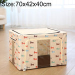 Folding Storage Box Non Woven Fabric With Zipper Moisture-proof Clothes Storage Box, 44L 50x40x22cm, 55L 50x40x28cm, 66L 50x40x33cm, 80L 60x40x32cm, 100L 60x42x40cm, 125L 70x42x40cm