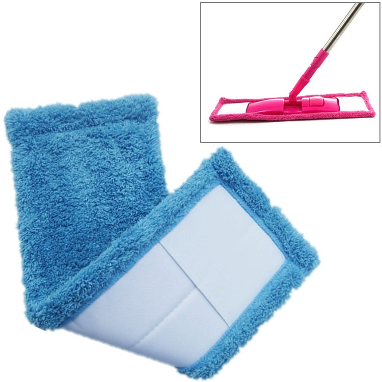 Coral Flannel Head  Padded Flat Replacement Household Company Cleaning Mop Cloth Rag