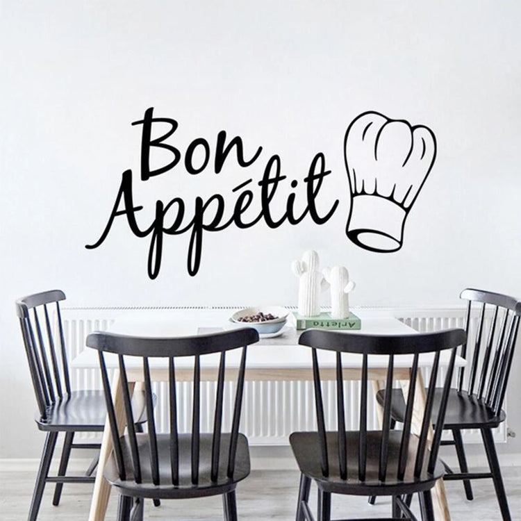 Kitchen Decoration Kitchen Stickers Bon Appetit Wall Stickers DIY Vinyl Art Wallpapers, Kitchen Decoration