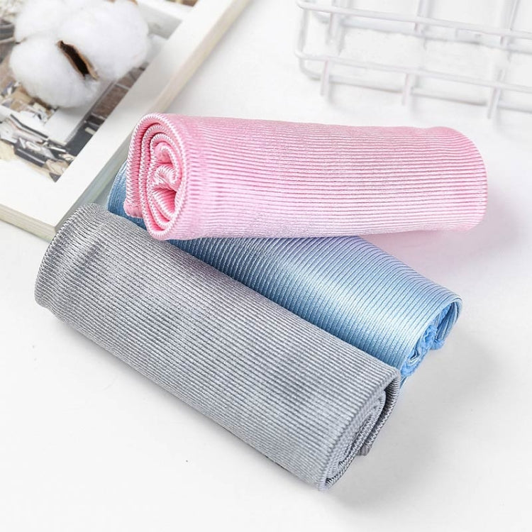 Microfiber Wipe Glass Non-Marking Cleaning Cloth, 30x30cm Blue, 40x40cm Blue, 40x60cm Blue, 30x30cm Pink, 40x40cm Pink, 40x60cm Pink, 30x30cm Grey, 40x40cm Grey, 40x60cm Grey