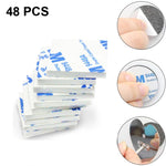 Square EVA Foam Double-sided Adhesive High-viscosity Sponge Sticker, 48 PCS  65x76x1.5mm