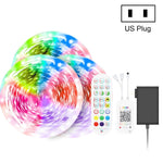 Bluetooth Suit Smart Music Sound Control Light Strip Waterproof 5050 RGB Colorful Atmosphere LED Light Strip With 24-Keys Remote Control, 5M 150 LEDs, 5M 300 LEDs, 10M 300 LEDs, 10M 600 LEDs, 15M 450 LEDs, 20M 360 LEDs, 30M 540 LEDs