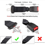 2 PCS Child And Pregnant Woman Car Seat Belt Extender, 23cm, 26cm, 29cm, 36cm