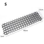 B21307 Garden Flower Anti-Cat Net Plastic Thorn Pad Drive Cat Net, 3 PCS S 49x13cm, M 200x28cm, L 400x28cm
