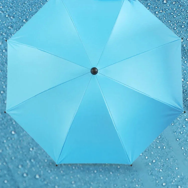 Stroller Universal Stroller Umbrella Sliding Baby Artifact Vinyl Anti-UV Universal Clip Sun And Rain Dual-use Umbrella, Pink, Gray, Blue, Black