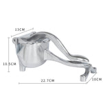 Aluminum Detachable Manual Juicer Lemon Watermelon Orange Fruit Juicer, Silver