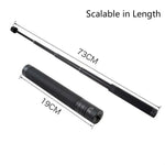Handheld Three-axis Gimbal Stabilizer Extension Rod for DJI, Insta360, GoPro and Other Action Cameras, Telescopic Length: 19cm-73cm, Length: 19cm-73cm