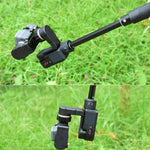 Handheld Three-axis Gimbal Stabilizer Extension Rod for DJI, Insta360, GoPro and Other Action Cameras, Telescopic Length: 19cm-73cm, Length: 19cm-73cm