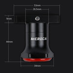 MEROCA MX2 Smart Sensor Brake Tail Light Mountain Bike Light USB Charging Road Bike Night Riding Tail Light, Seat Cushion Installation Black, Seat Cushion Installation Coloful, Seat Cushion Installation Gold Pink, Seat Tube Installation Black