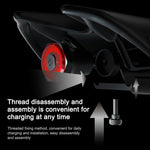 MEROCA MX2 Smart Sensor Brake Tail Light Mountain Bike Light USB Charging Road Bike Night Riding Tail Light, Seat Cushion Installation Black, Seat Cushion Installation Coloful, Seat Cushion Installation Gold Pink, Seat Tube Installation Black