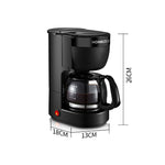 Homezest Household Small Coffee Maker Automatic Mini Drip Coffee Machine, EU Plug