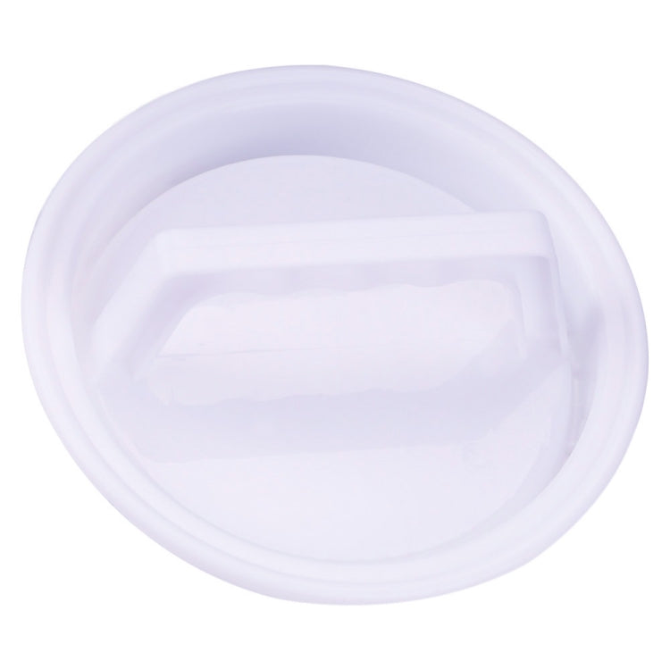 Round Shape Hamburger Press Food-Grade Plastic Hamburger Meat Beef Grill Burger Press Patty Maker Mold Mould Kitchen Tool, 2PCS White