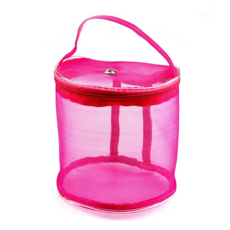 Mesh Bag DIY Hand Weaving Tools Yarn Storage Knitting Bag Organizer Hollow Yarn Bag, Big Rose Red, Big Purple, Small Rose Red, Small Purple, Small Beige, Small Pink