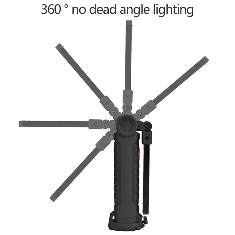 Handheld Movable Work Lights USB Charging Multi-functional and Folding Emergency Lights, 14.8 x 4.7cm
