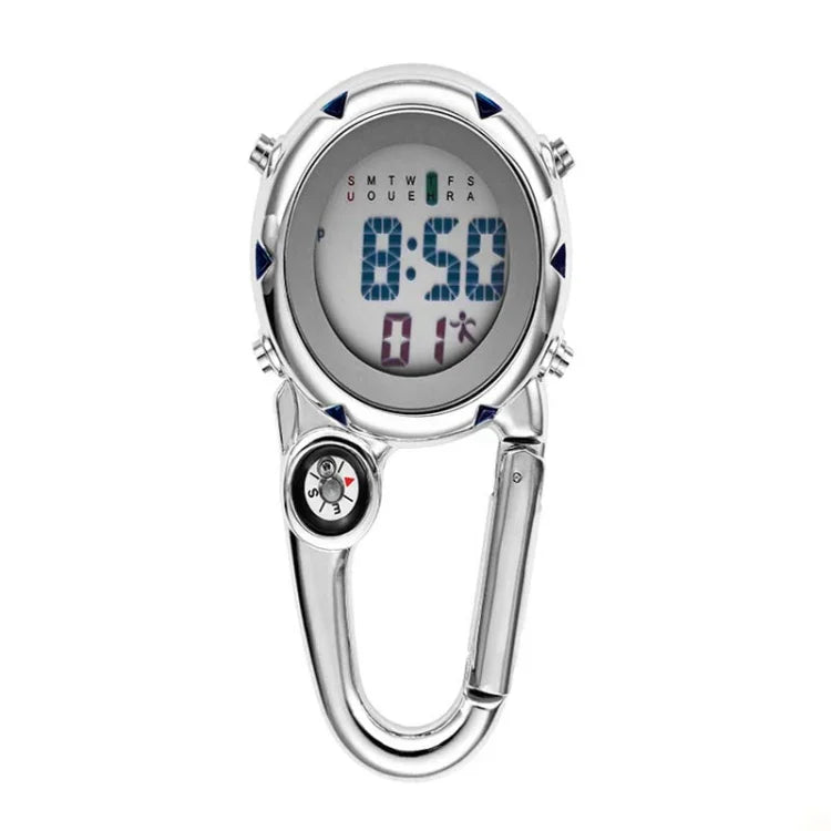 Mountain Climbing Watch Multifunctional Stainless Steel Hook Watch, Stainless Steel Hook Watch(Orange), Stainless Steel Hook Watch(Blue), Stainless Steel Hook Watch(Yellow), Stainless Steel Hook Watch(Red)