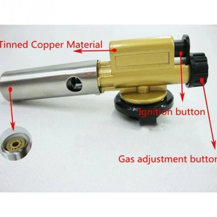 Butane Gas Electronic Ignition Gun for Outdoor Camping Picnic BBQ Welding, 3