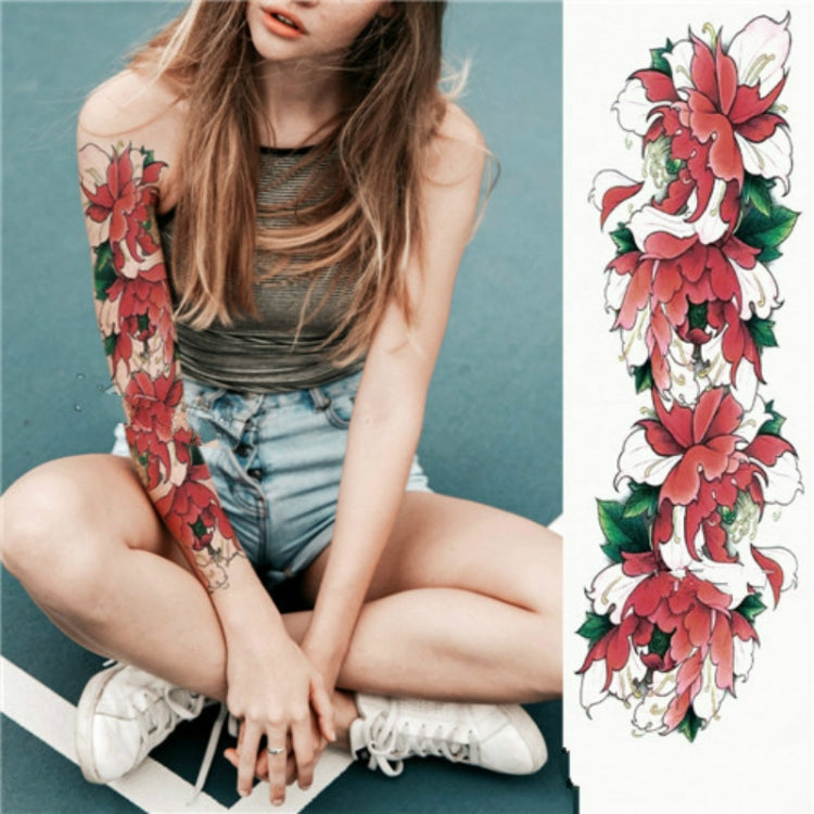Large Arm Sleeve Waterproof Temporary Tattoo Sticker