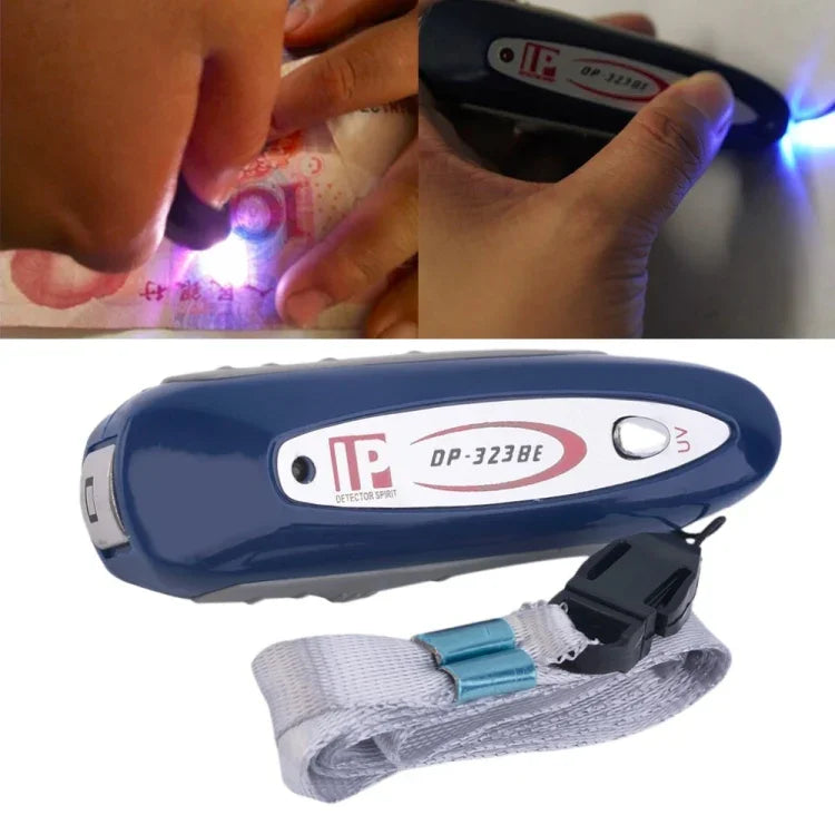2 in 1 Mini Magnet & UV Light Currency Money Counterfeit Detector Sanitary Napkins Pen Checker, Magnet Testing Pen