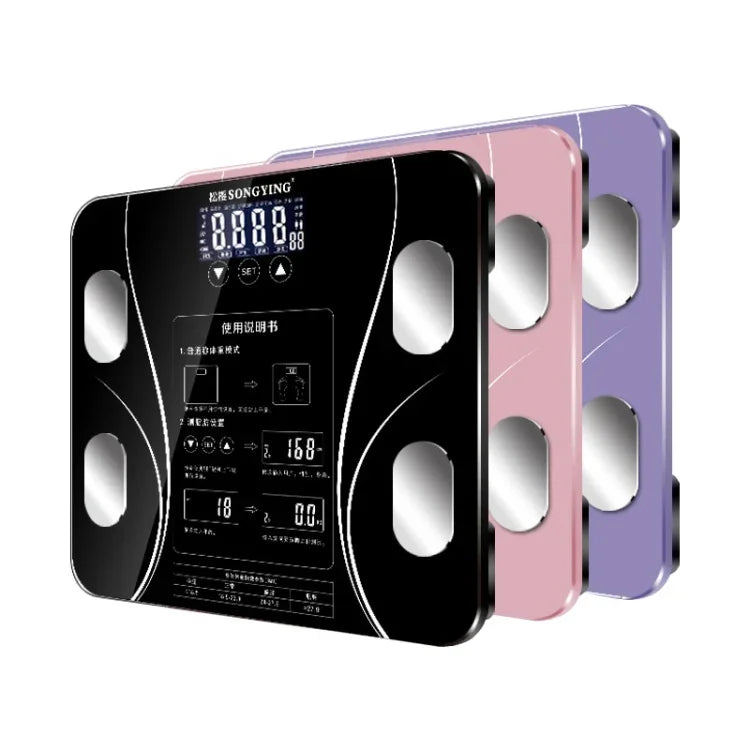 LCD Display Body Electronic Smart Weighing Scales Bathroom Scale Digital Human Weight Scales, Bathroom Scale