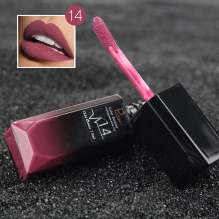 Waterproof Lip Gloss Matte Lipstick Cosmetics Makeup Nude, 1#, 2#, 3#, 4#, 5#, 6#, 7#, 8#, 9#, 10#, 11#, 12#, 13#, 14#, 15#, 16#, 17#, 18#, 19#, 20#, 21#