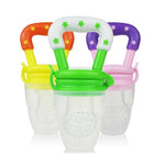 3 PCS Portable Baby Infant Food Nipple Feeder Silicone Pacifier Silicone Baby Soother, Random Color, Baby Soother, Size:M, Baby Soother, Size:L