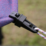 Tents Wind Rope Clamp Awnings Outdoor Camping Plastic Clip Tents Accessories
