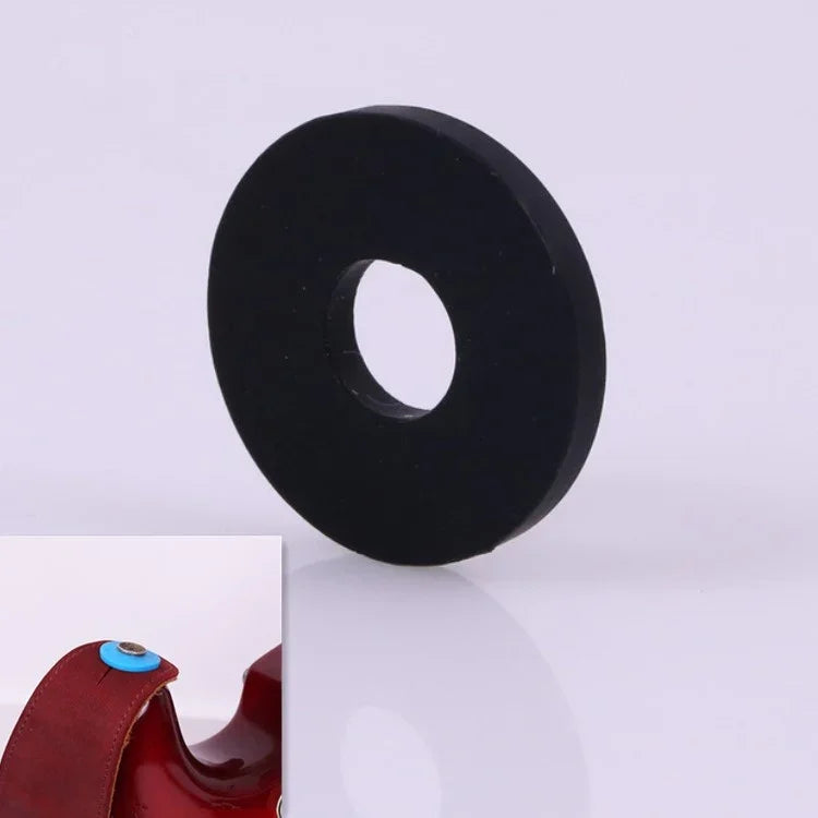 10 PCS No Word Version Silicone Guitar Strap Buckle Tail Stud