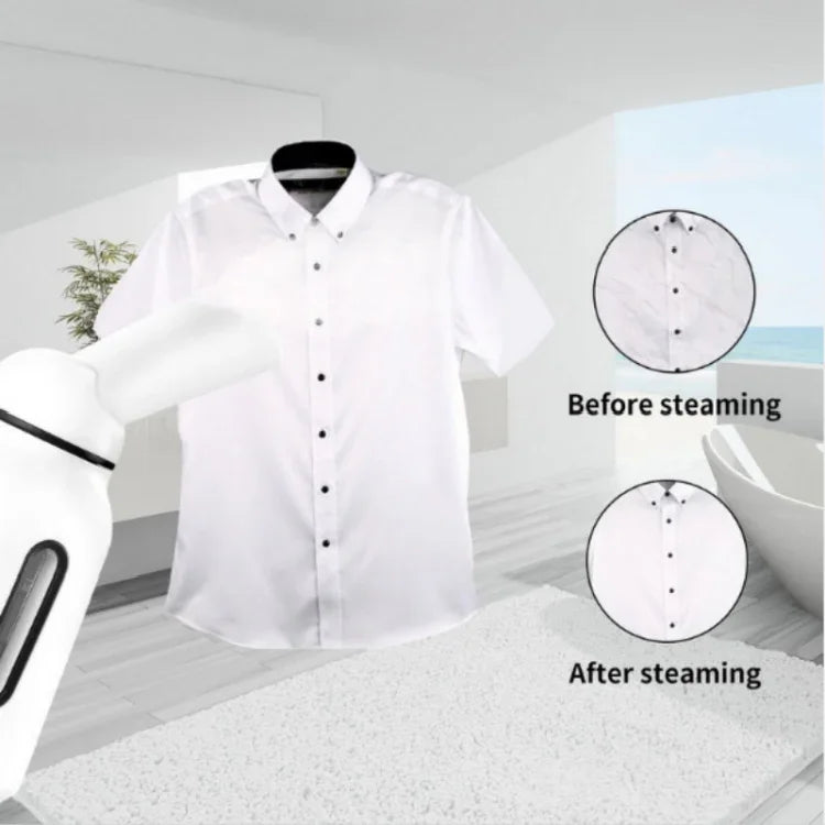 Mini Handheld Hanging Machine Dual-power Steam Brush Iron Garment Steamer, US Plug