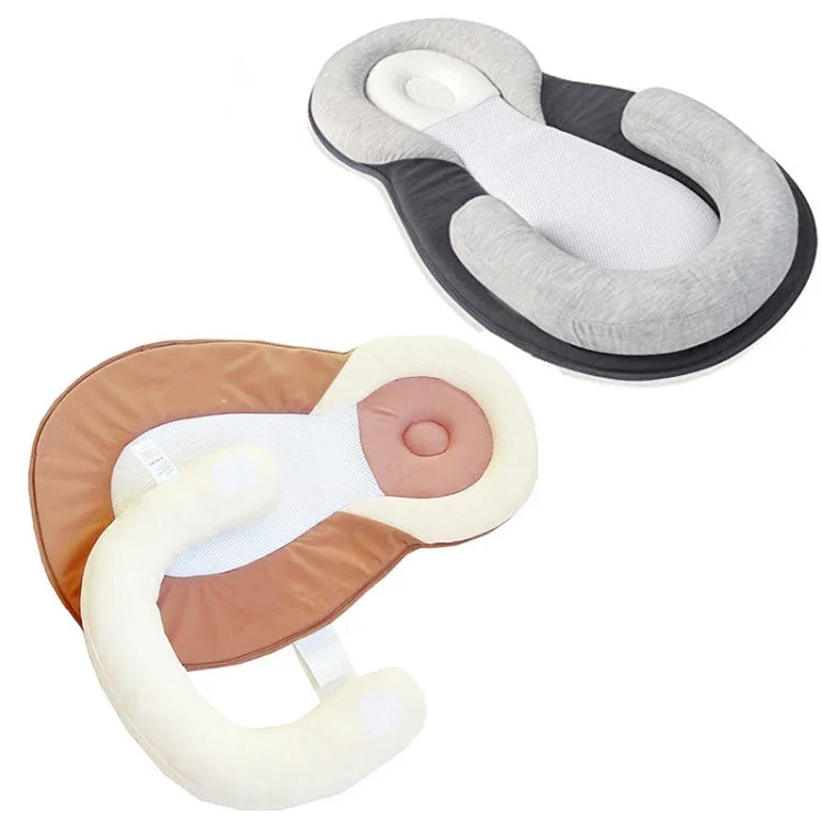 Baby Pillow Infant Newborn Mattress Pillow Baby Sleep Positioning Pad Prevent Flat Head Shape Anti Roll Pillows