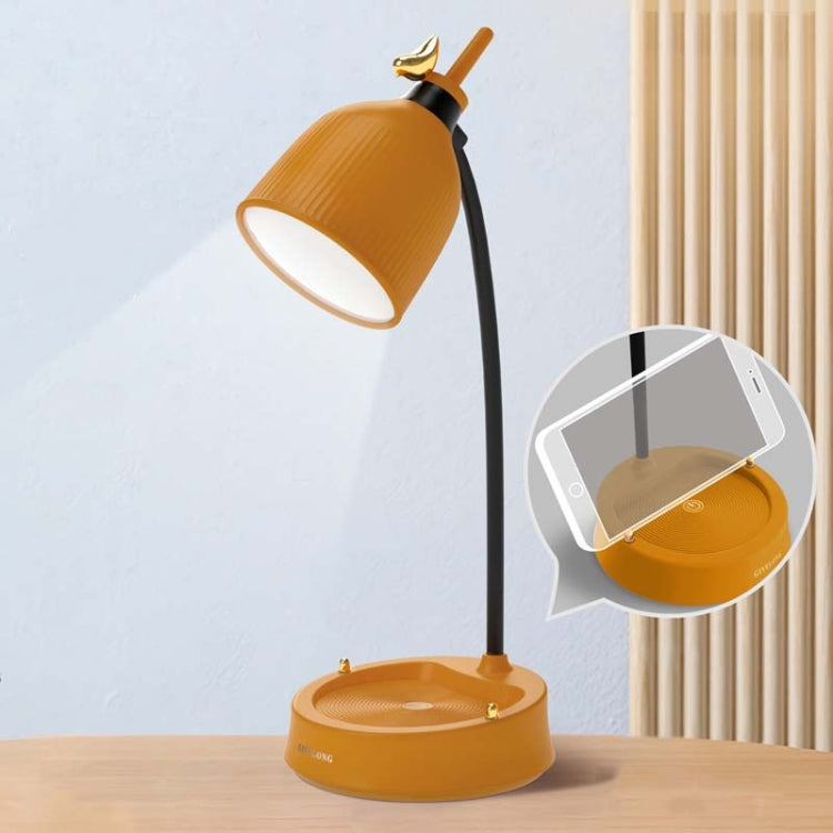 GIVELONG Forest Bird LED Touch Usb Table Lamp With Mobile Phone Holder Bedroom Bedside Night Light, GL361-1 Red, GL361-2 Yellow, GL361-3 Blue, GL361-4 Green, GL362-1 Pink, GL362-2 Yellow, GL362-3 Blue, GL362-4 Green, GL363-1 Red, GL363-2 Yellow        ...