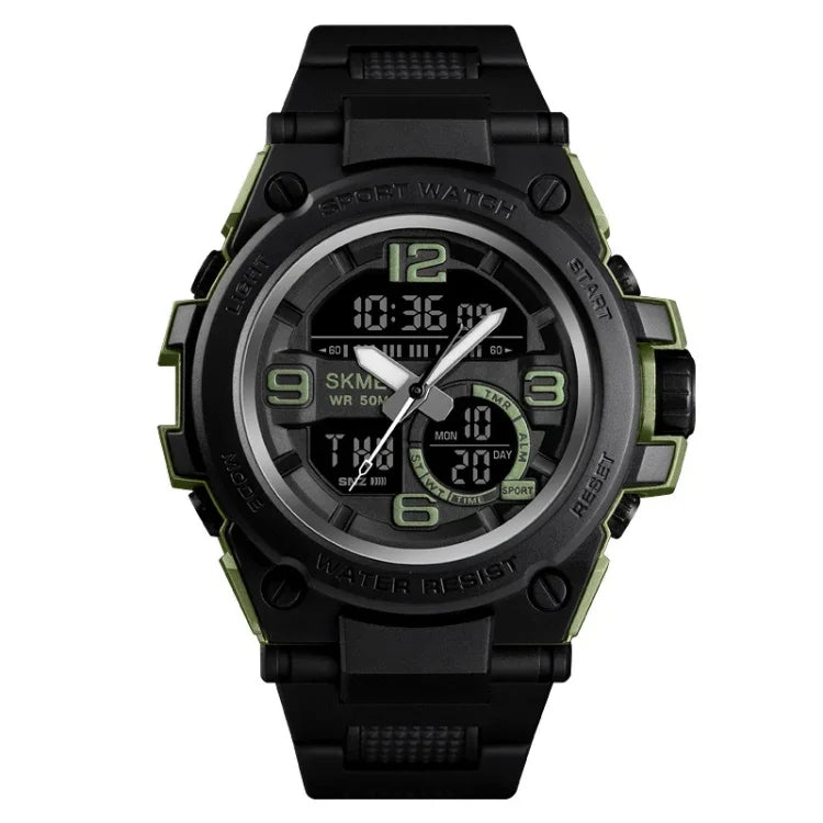 SKMEI 1452 Outdoor Sports Electronic Watch Multifunctional Waterproof Watch, Red, Blue, Black, Golden, Apricot, ArmyGreen