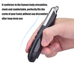 PR-08 1600DPI 6 Keys 2.4G Wireless Electronic Whiteboard Pen Multi-Function Pen Mouse PPT Flip Pen, White, Red, Blue, Black, Silver Gray
