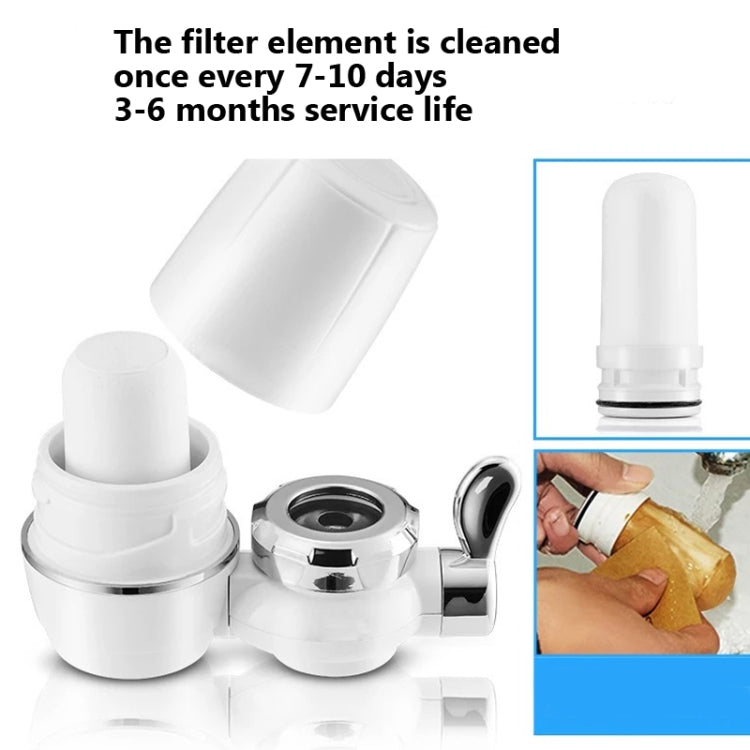 Faucet Water Purifier Household Filter Tap Water Direct Drinking Water Purifier Kitchen Purifier Water Filter, Item No.: Ceramic Filter, Water Purifier +1 Ceramic Filter, Ceramic Filter