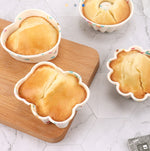 Creative DIY Silicone Cake Cup Muffin Cup Baking Mold,Style: Bear  (Macron Pink), Flower-shaped  (Macron Green), Flower-shaped (Macron Pink), Flower-shaped  (Candy Color), Hollow  (Macron Cyan), Hollow  (Macron Pink), Hollow  (Candy Color)             ...