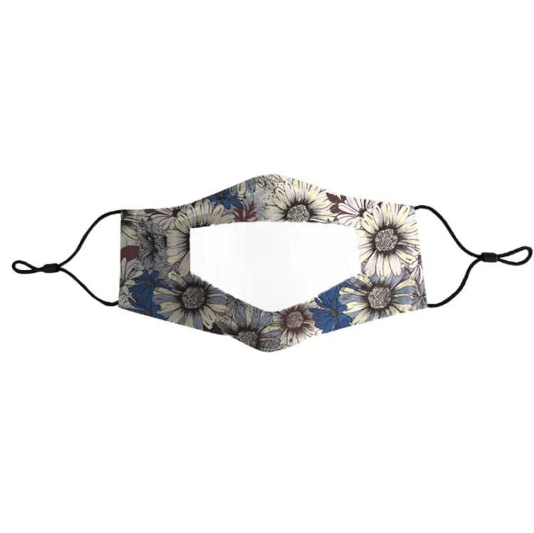 Anti-Fog Lip Language Face Shield For The Deaf And Mute Solid Color Printing Face Shield, Red, Black, Gray, Lake Blue, Printing A, Printing B, Printing C, Printing D, Additive A, Additive B, Additive C