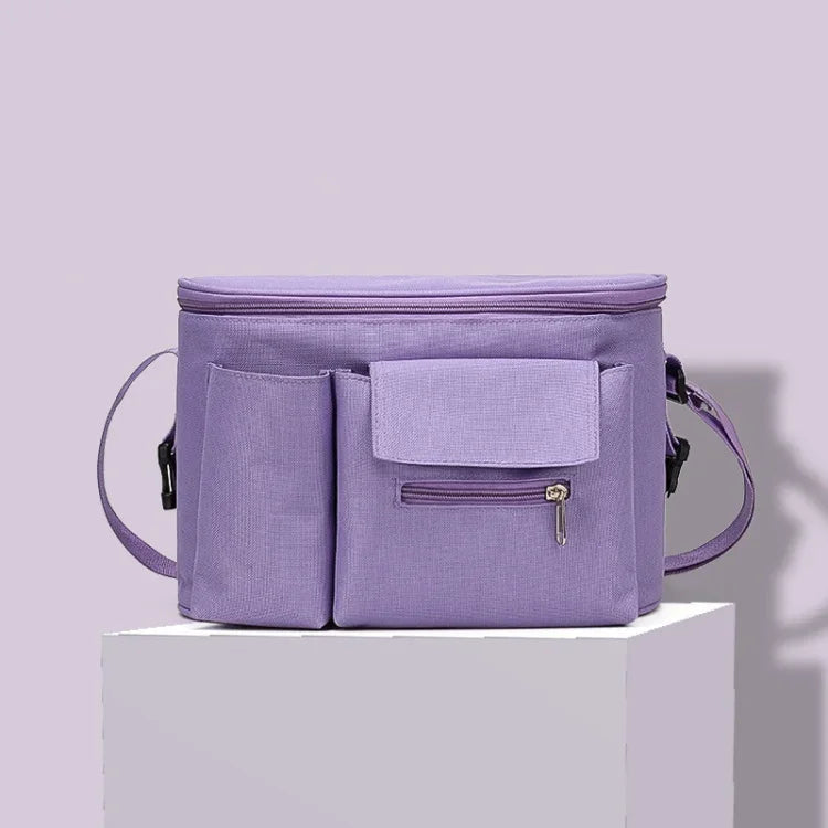 Multifunctional Stroller Hanging Bag Stroller Baby Bottle Water Bottle Bag Storage bag, Purple, Light Grey, Green