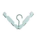 Travel Foldable Portable Clothes Hanger Household Anti-Skid And Windproof Clothes Hanger, Dark Blue, Pink, Off-white, Light Green