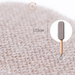 Electrostatic Dust Removal Brush Sticking Device Household Clothing Woolen Hair Removal Brush, Shell Grey, Midnight Blue