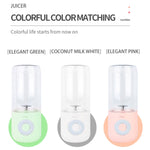 Mini Portable Usb Juice Machine  Multi-Function Electric Charging Household Juicer, White, Green, Pink